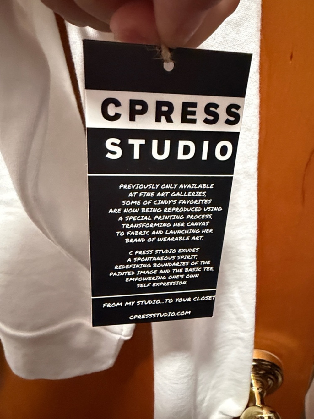 White Graphic Crewneck Sweatshirt - Picture 6 of 6